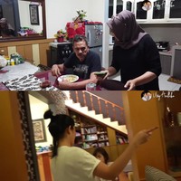 Andhika Pratama menghabiskan masa kecilnya di rumah sederhana yang memiliki halaman luas di Malang. Mertua Ussy Sulistiawati itu sengaja memperluas kamar tidur dan kamar mandi saat tahu menantu dan cucu-cucunya akan datang pada 2019. Foto: dok. YouTube Ussy Andhika Official