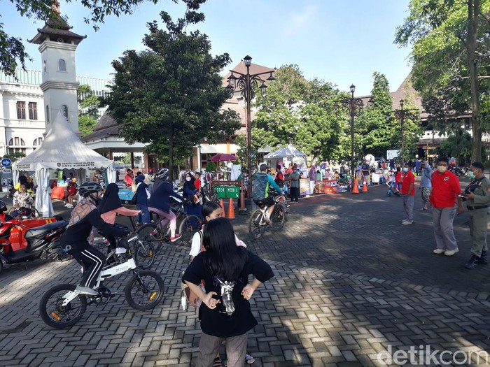 Suasana CFD di Solo, Minggu (15/5/2022).