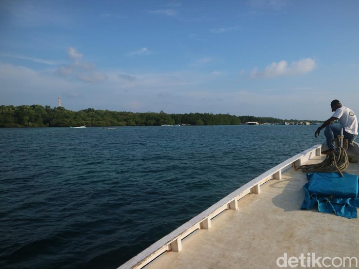 Suasana Pulau Nyamuk, Desa Nyamuk, Kecamatan Karimunjawa, Jepara, Jumat (13/5/2022).