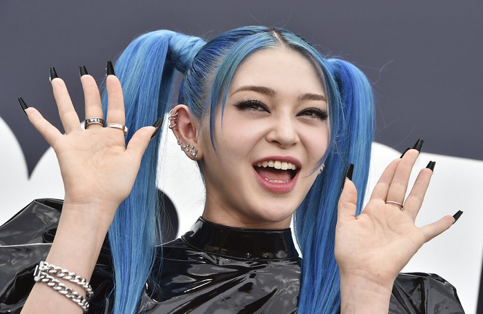 2022 Billboard Music Awards - Arrivals AleXa arrives at the Billboard Music Awards on Sunday, May 15, 2022, at the MGM Grand Garden Arena in Las Vegas. (Photo by Jordan Strauss/Invision/AP)