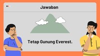 Hanya karena belum ditemukan, bukan berarti gunung Everest tidak ada. Gunung ini tetap jadi yang paling tinggi di dunia.