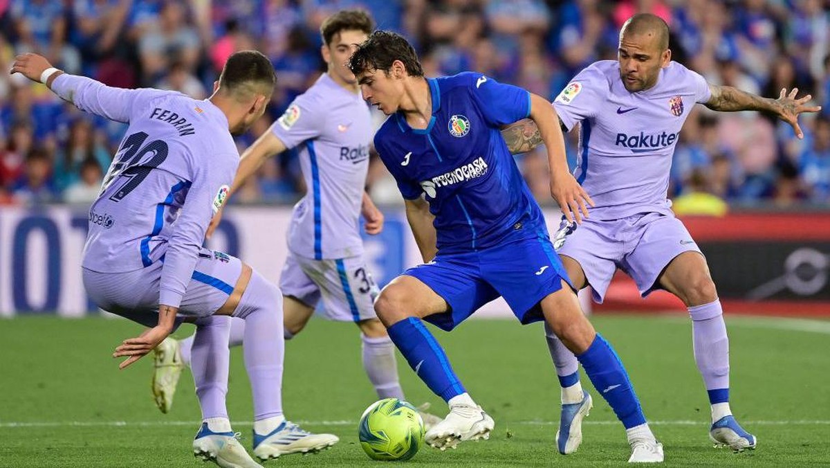 Barcelona imbang 0-0 dengan Getafe dalam lanjutan LaLiga (Foto: AFP via Getty Images/JAVIER SORIANO)