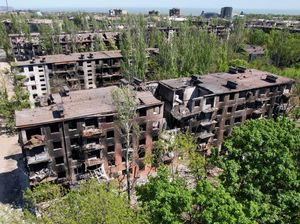 Kondisi Kota Mariupol yang Hancur Lebur, Seperti Kota Hantu