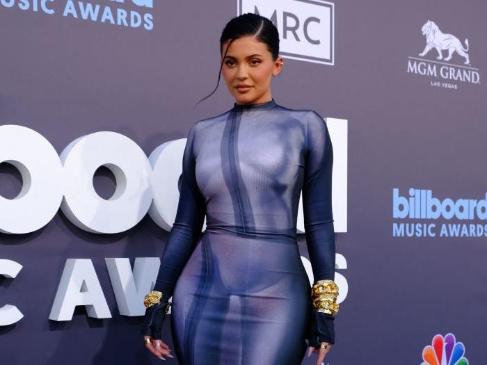 Kylie Jenner menghadiri Billboard Music Awards 2022 di MGM Grand Garden Arena, Las Vegas, Nevada.