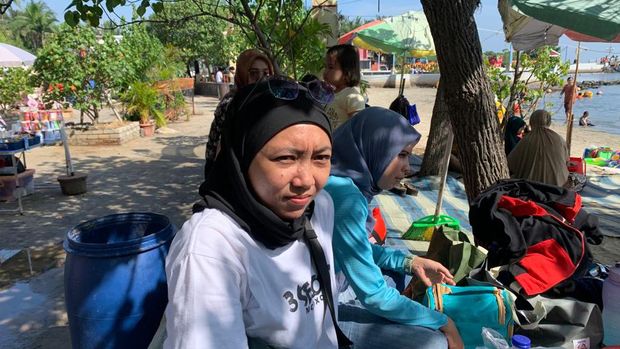 Pengunjung Ancol Senin (16/5)