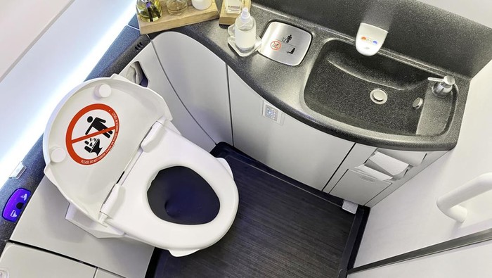 Toilet di pesawat