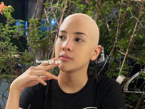7 Editan Lucu Foto Anya Geraldine, yang Berkumis Curi Atensi Mirip Refal Hady