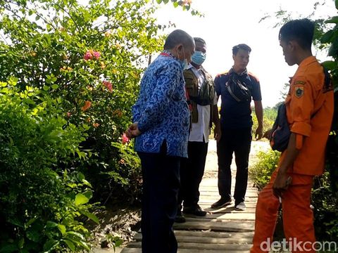 Balita hilang di Pemalang, Selasa (17/5/2022).  Balita tersebut bernama  Arkhana Faeza Riskiawan (1,5) warga Desa Ambowetan perbatasan Desa Rowosari, Kecamatan Ulujami, Pemalang.