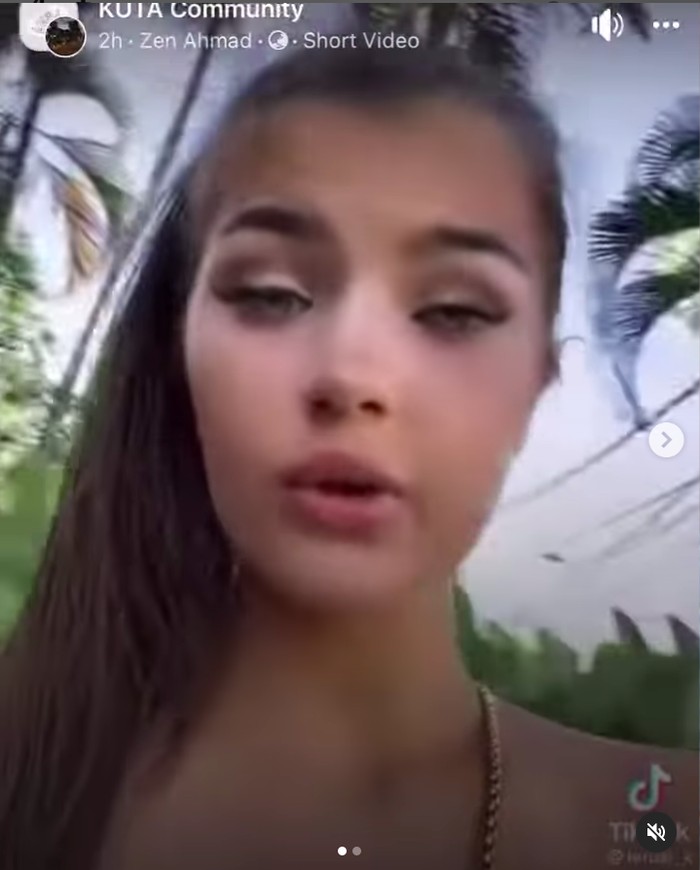 Bule Estonia viral di Bali