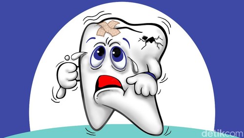 Ilustrasi gigi sakit