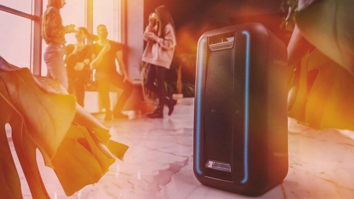 Ilustrasi speaker portable