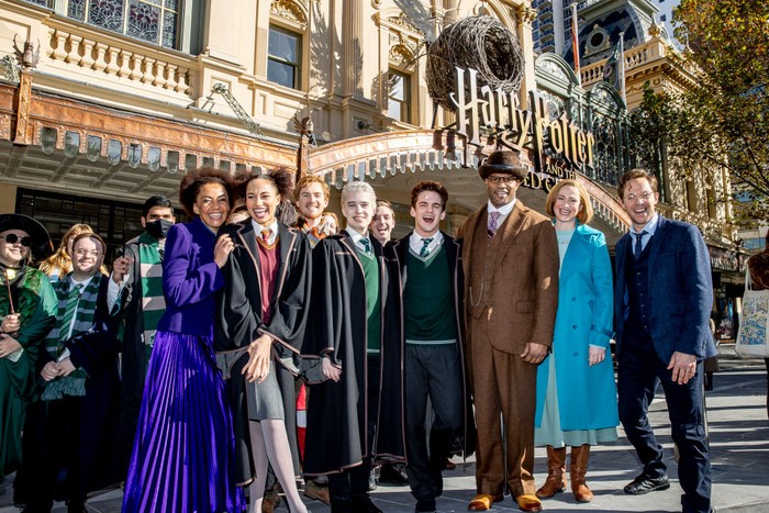 Kenalkan! Para Pemain Teater Harry Potter di Melbourne MELBOURNE, AUSTRALIA - MAY 17: Aisha Aidara and Nyx Calder at the