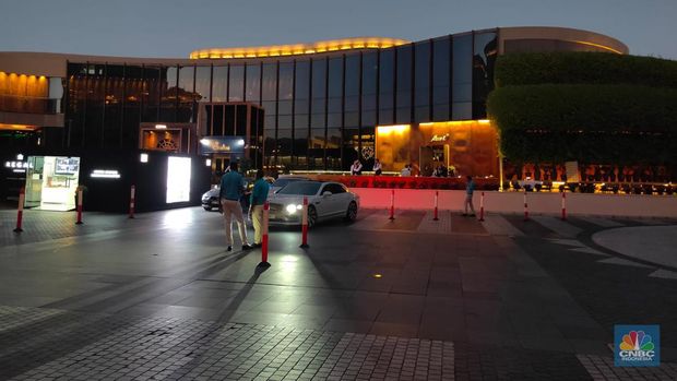 Lokasi Nusr-Et, restoran steik Turki yang super mahal di Dubai, Uni Emirat Arab (UEA). (CNBC Indonesia/Sefti Oktarianisa)