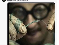 Meme Arsenal Gagal Maning Masuk Liga Champions