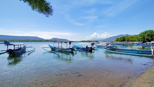 Panorama dan keindahan objek wisata Teluk Gilimanuk di Kabupaten Jembrana, Bali