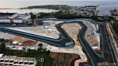 Penampakan Terkini Sirkuit Formula E dari Udara