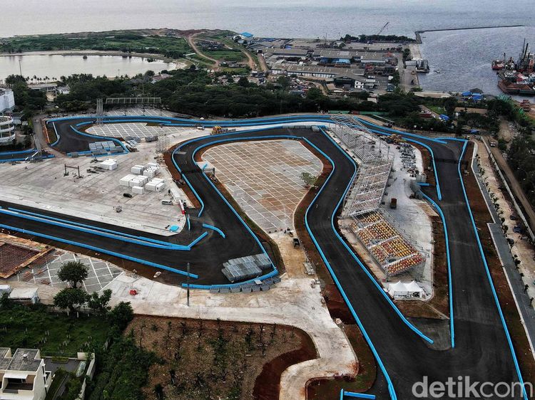 Penampakan Terkini Sirkuit Formula E dari Udara