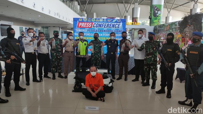Penyelundupan benih lobster di Bandara Juanda