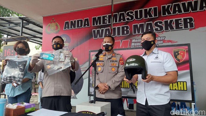 Pihak kepolisian merilis kasus pengeroyokan bocah SMP di Cimahi