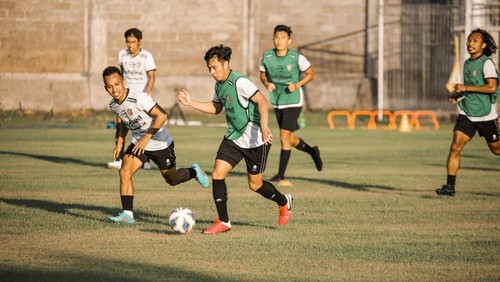 Skuat Bali United saat menjalani trial