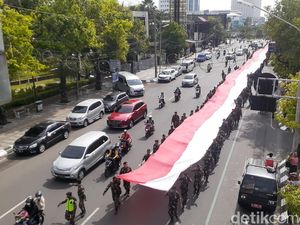 2 Tahun Absen Gegara Pandemi, Kirab Merah Putih Semarang Kembali Digelar