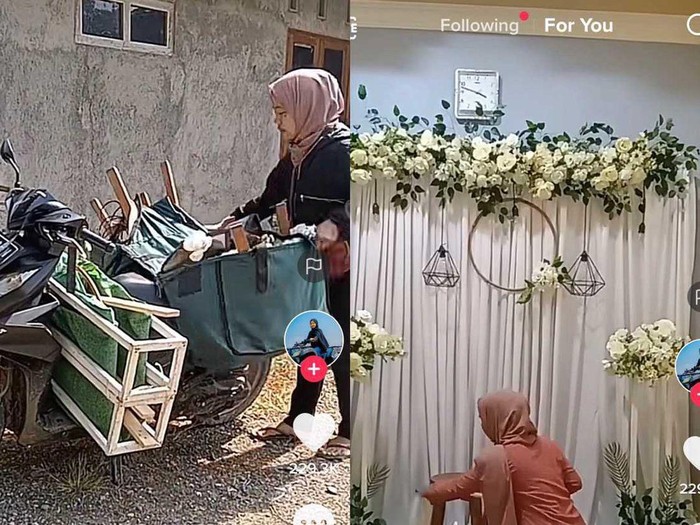 Wanita yang membuka bisnis jasa dekorasi @asihmawarda. Wanita yang membuka bisnis jasa dekorasi @asihmawarda.