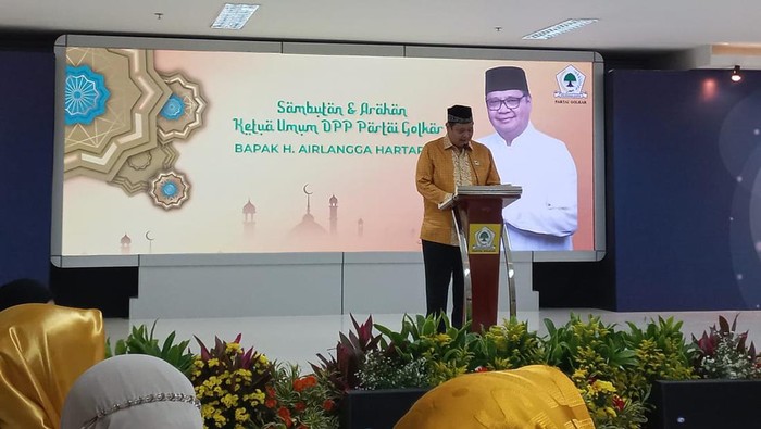 Acara silaturahmi dan halal bihalal Partai Golkar.