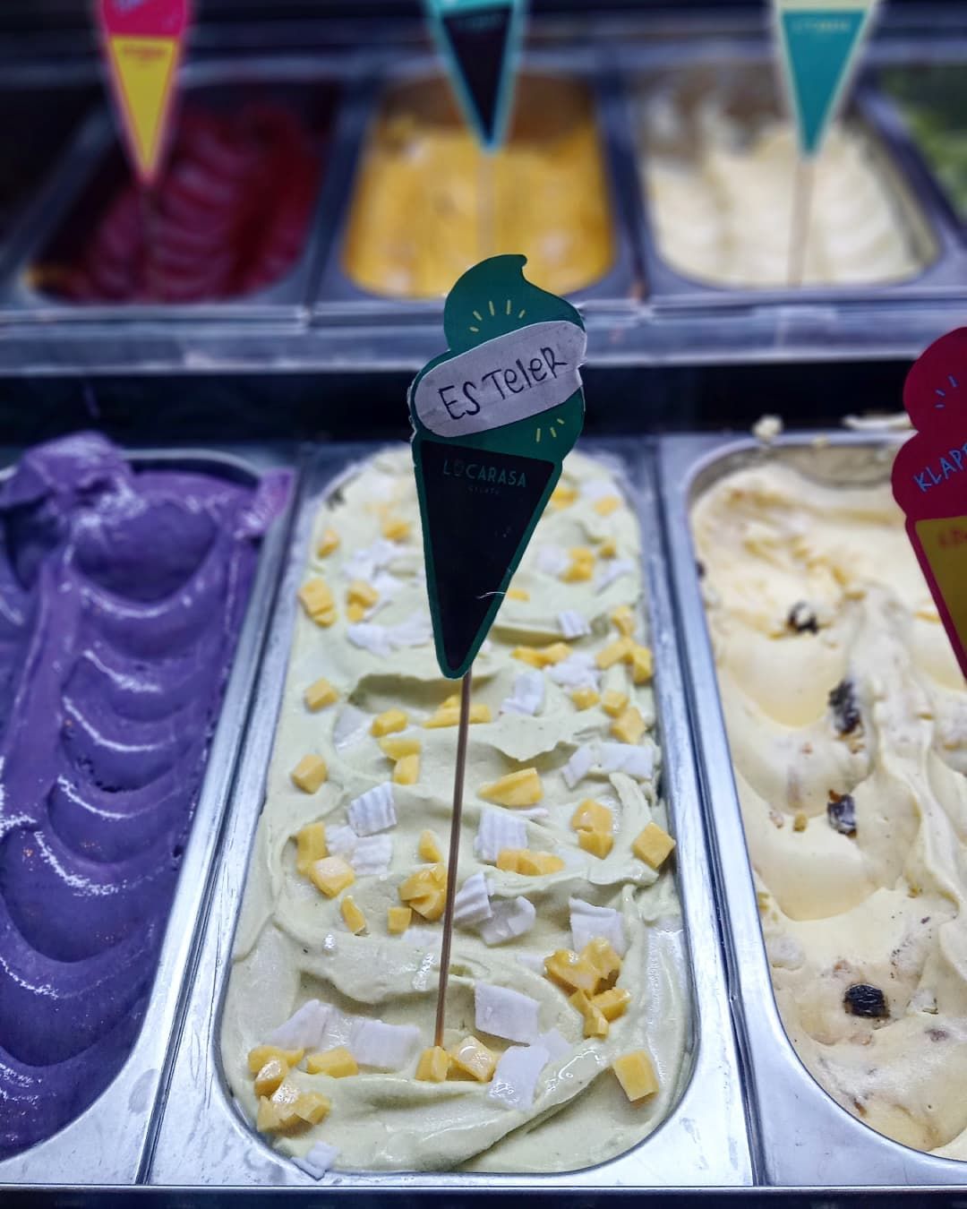 Gelato Rasa Unik: kecombrang, kolak pisang, es teler