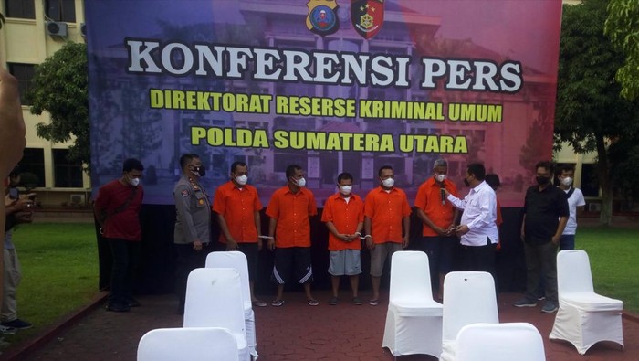 Ilustrasi Konferensi Pers Polda Sumut. Istimewa