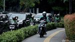 Aksi Biker +62 Terabas Trotoar Depan Metropole Jakarta