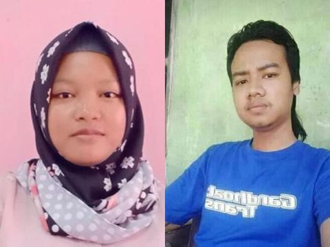 Pernikahan Gandi Alfian (24) dan Ranting Delima (22) viral karena ketidakhadiran mempelai pria.
