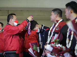 Sabet Emas-Perak, Timnas Free Fire SEA Games 2021 Disambut Meriah