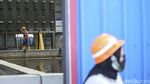 Penampakan Bantalan Rel Kereta Cepat Jakarta-Bandung