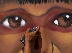 Seniman Brasil Suarakan Isu Sosial Lewat Grafiti