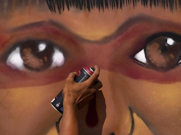 Seniman Brasil Suarakan Isu Sosial Lewat Grafiti