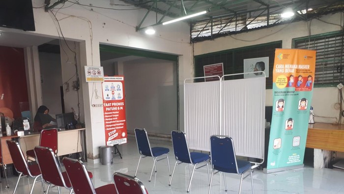 Suasana Lokasi Pemeriksaan Tes Corona