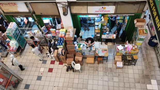Suasana Pasar Pramuka