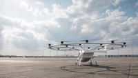 Selain itu, sistem operasi besutan Microsoft serta sistem penerbangan berbasis cloud tersebut juga akan digunakan untuk operasional eVTOLs, UAM, serta kendaraan terbang otonom lainnya, termasuk drone. (Foto: Pool Autoevolution/Microsoft/Volocopter)