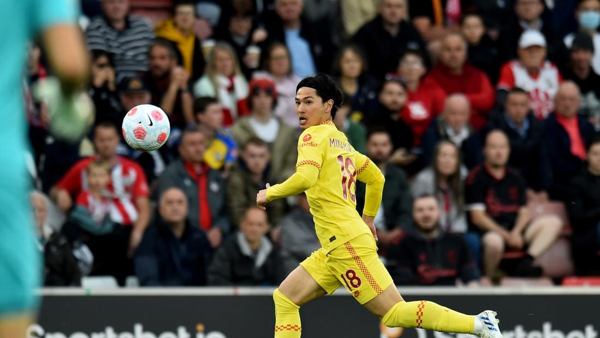 Takumi Minamino sudah bikin 10 gol musim ini (Liverpool FC via Getty Images/Andrew Powell)