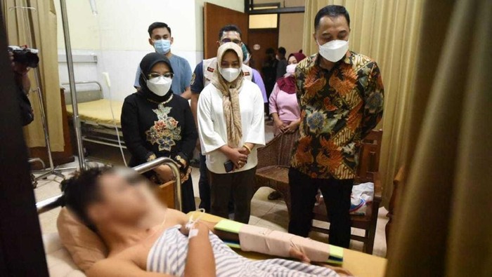 Walkot Surabaya Apresiasi Penanganan Laka Bus oleh Pemkot Mojokerto