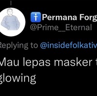 Baru mau lepas masker kalau sudah glow up. Kalau kulitnya sudah glowing kan jadi lebih percaya diri gitu ekspetasinya. Tapi kira-kira kapan ya kulitnya baru glowing? Foto: Twitter