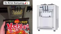 Selain mesin popcorn, Sisca Kohl juga memiliki mesin es krim. Karenanya dalam kontennya, ia sering membuat es krim dalam berbagai varian. Foto: TikTok