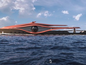 Superyacht Rp 8 Triliun Desain India, Mirip Pesawat Luar Angkasa