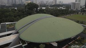 Penampakan Gedung Kura-kura DPR yang Akan Diperbaiki Rp 4,5 M