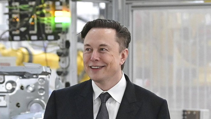 FILE - Tesla CEO Elon Musk attends the opening of the Tesla factory Berlin Brandenburg in Gruenheide, Germany on March 22, 2022. Musk says his deal to buy Twitter can’t ‘move forward’ unless the company shows public proof that less than 5% of the accounts on the platform are fake or spam. Musk made the comment in a reply to another user on Twitter early Tuesday, May 17, 2022. (Patrick Pleul/Pool Photo via AP, File)