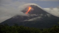 Luncuran awan panas ini terjadi sekitar pukul 01.59 WIB. Pada tercatat seismogram dengan amplitudo 43 mm dan durasi 181 detik.
