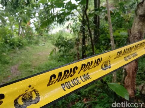 Lokasi penemuan mayat gadis ABG yang ternyata korban pembunuhan, di Desa Kaliputih, Kecamatan Alian, Kebumen, Kamis (19/5/2022).