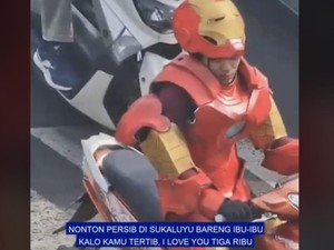 Ngakak! Kala Iron Man Bandung Dapat Pantun Cinta dari Petugas ATCS