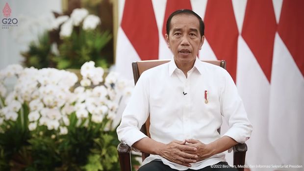 Pernyataan Presiden RI tentang Pembukaan Kembali Ekspor Minyak Goreng, Kamis (19/5/2022). (Tangkapan layar Youtube Sekretariat Presiden RI)