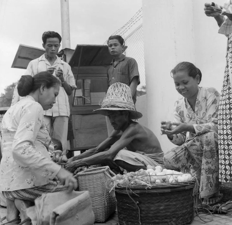 Potret Pedagang Tempo Doeloe